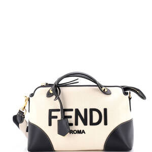 Fendi Logo By The Way Satchel Canvas #202421F14B